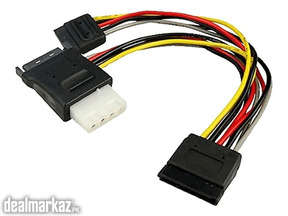 SATA to 2x Female SATSATA to 2x Female SATA Power Cable Splitter Adapt