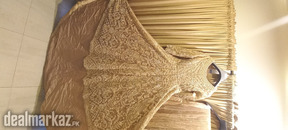Bridal maxy with tail