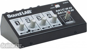 Soundlab G105AA 4 Channel Mono Microphone Mixer 9V ORIGINAL UK ZONE ST