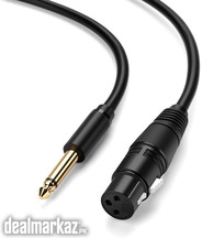 Ugreen Mono XLR Cable, 6.35 mm Mono Jack to XLR Male to Female Profess