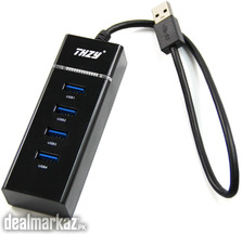 THZY USB 3.0 4-Port HUB, THZY Bus-Powered 3.0 4-Port HUB with Built-in