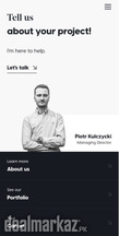 We make a website frontend