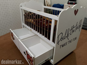 BABY COT/Bed with Mattress and Bedsheet set