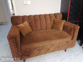 Sofa 2 seater Brown 10/10 Condition