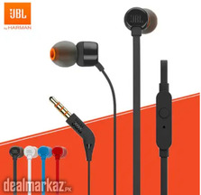 JBL T110 Wired In-Ear Headphones with JBL Pure Bass Sound ( genuine )