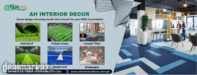 AH Interior Decor – Experts in Artificial Grass and Flooring Tile Solu