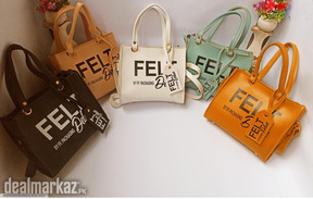 Women's PU Leather Printed Hand Bag