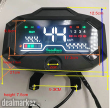 48V/60V/72V Electric ATV & Tricycle LCD Speedometer