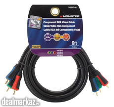 Monster Cable Component Video Cable Oxygen Free, Rca 75 Ohm 6 Carded