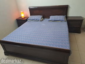 King size bed with mattress