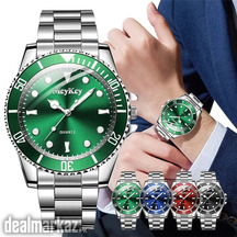 Men’s Large Dial Quartz Watch Business Casual Sports Wristwatch