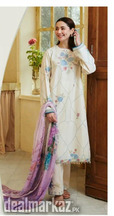 Elegant 3 Pcs Women’s Unstitched Embroidery Outfit