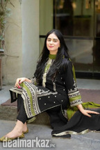 Women’s Unstitched Embroidered 3 Piece Fabric Set