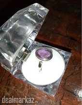 Amethyst Gemstone Silver Ring - Whatsapp for order