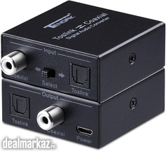 Tendak Optical SPDIF Toslink to Coaxial or Coaxial to Optical SPDIF To