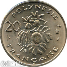 20 Francs French Polynesia Coin