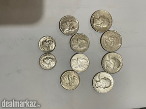 Quarter dollar and cents
