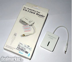 KiwiBird Card ReaderWriter Adapter For IPad IPad Mini 5-In-1 Lightning