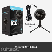 Blue Snowball iCE Plug And Play USB Microphone – Black ORIGINAL UK ZON