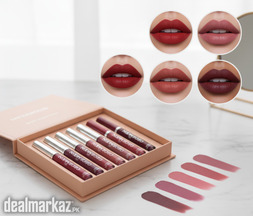 6Pcs Nude Matte Lipstick Set, Long Lasting Waterproof Kit