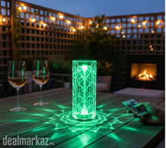 Crystal Rose Lamp, 16-Color Diamond Light with Remote