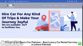 Rent a Car in Pakistan's Website On Sale with number 150+ organic