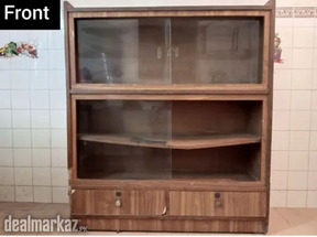 Solid Wooden Showcase Cabinet For Sale