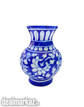 Blue Pottery Flower Vase