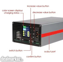 Adjustable Lithium Battery Charger 43–92.4V 2–20A for 36V 48V 60V 72V