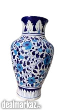 Antique Blue Pottery Vase