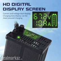 Intelligent 84V 20S Lithium Li-Ion Battery Charger Adjustable 1-8A Alu