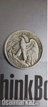 USA 1918 LIBERTY HALF DOLLAR ANTIQUE SILVER COIN, RARE AND OLD COIN