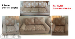 SEVEN seat sofa set - full cushion