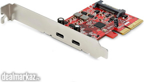 StarTech 2-Port USB 3.2 Gen 2 PCIe Card, USB-C 10Gbps PCI Express 3.0