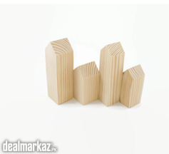 Wooden Mini Houses Set – Different Sizes