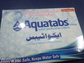 Water treatment with aquatabs