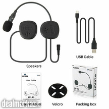 LEXIN LX-B1 Bluetooth Helmet Headsets with Waterproof and Loud Volumn