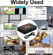 HDMI Splitter 1 in 4 Outputs 4K 3D 1080P DuplicaMirror for Monitor, PS