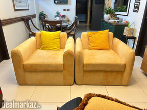 L shape sofa + 2 Sofa Chairs