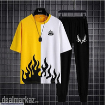 ???????? Eid Special Flame Print Track Suit – Slim Fit Style ????????