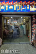 Glass door for shops and offices