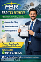 Tax Return Filing Services Fbr, Income tax ,NTN Registration