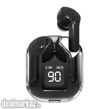 Wireless Earbuds with Digital Battery Display Black