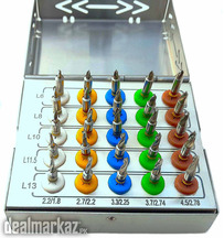 Conical Drills Implant Stopper Guide Kit 25 PCS