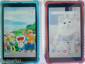 2 Alcatel Tablets 3-32 with Bumper Pouch & Screen Protector