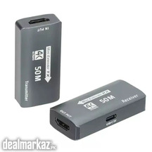 50M HDMI 4K Mini Range Extender CAT 6 Network HDTV
