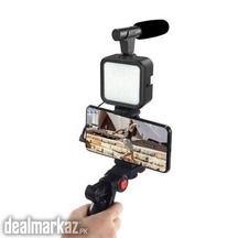 PLOKAMA PK-771 5IN1 VLOGGING KIT WITH LED LIGHT