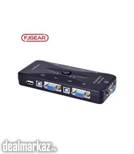 FJGEAR kvm switch USB 2.0 4