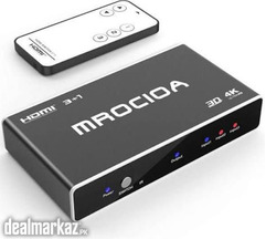 MROCIDA HDMI Switch 4K 30hz hdmi 1.4 5 in 1 Out HDMI Switcher 5 Port