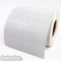 Barcode White Label 38x28mm